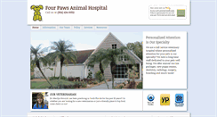 Desktop Screenshot of fourpawsanimalhosp.com